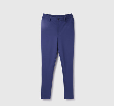 Viscose Blend Solid Regular Length Women Trousers