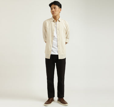 Cream Linen Shirt