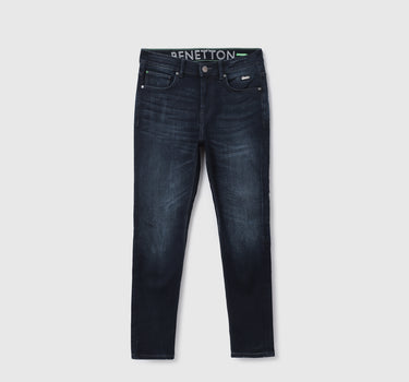 Men Solid Low Crotch Jeans