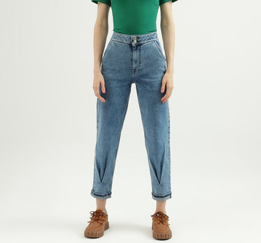 Women's Solid Regular Fit Jeans