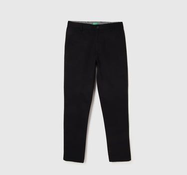 Solid Slim Fit Trousers