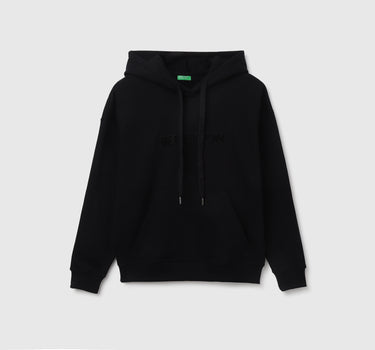 Hooded Neck Solid Sweatshirt