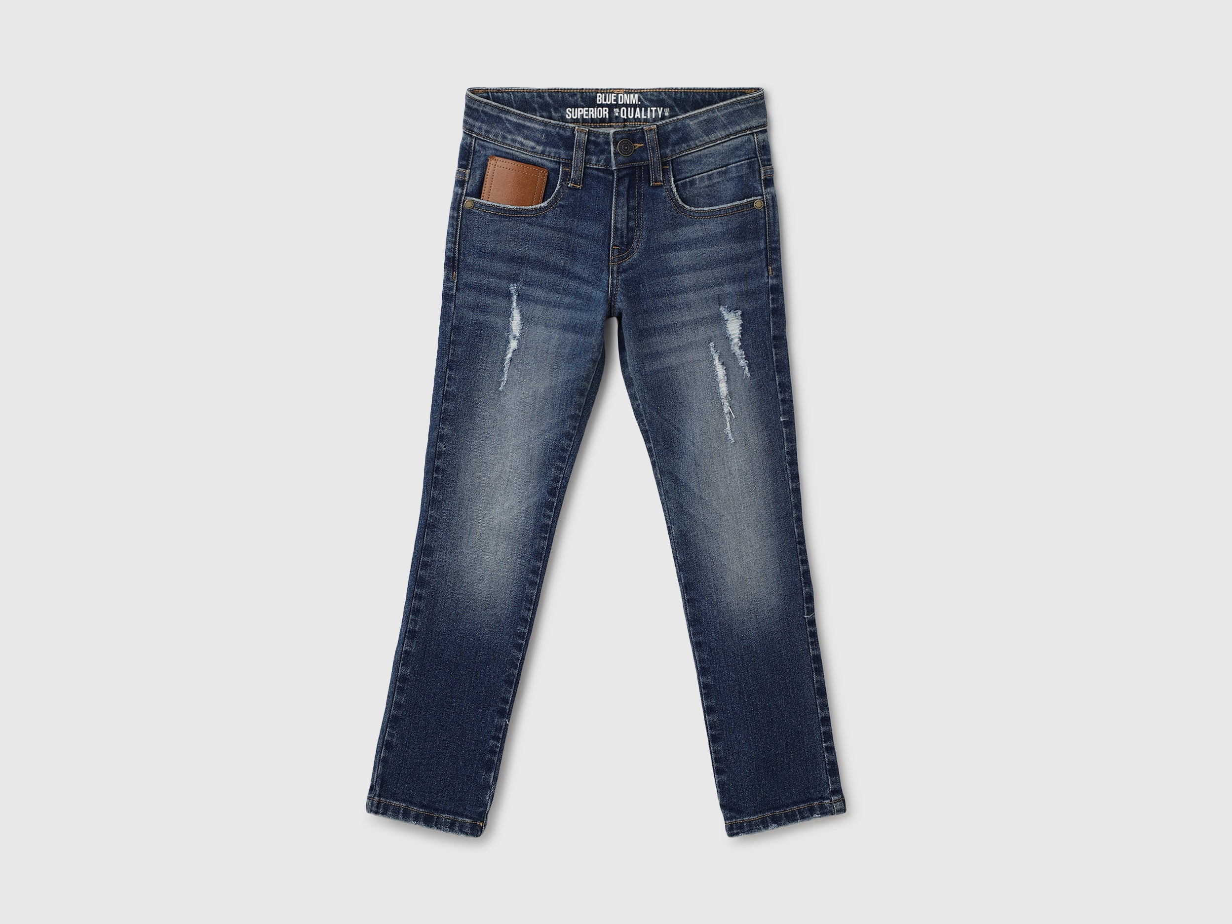 Solid Slim Fit Mid Rise Jeans