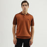 Men's Regular Fit Polo Neck Solid T-Shirt