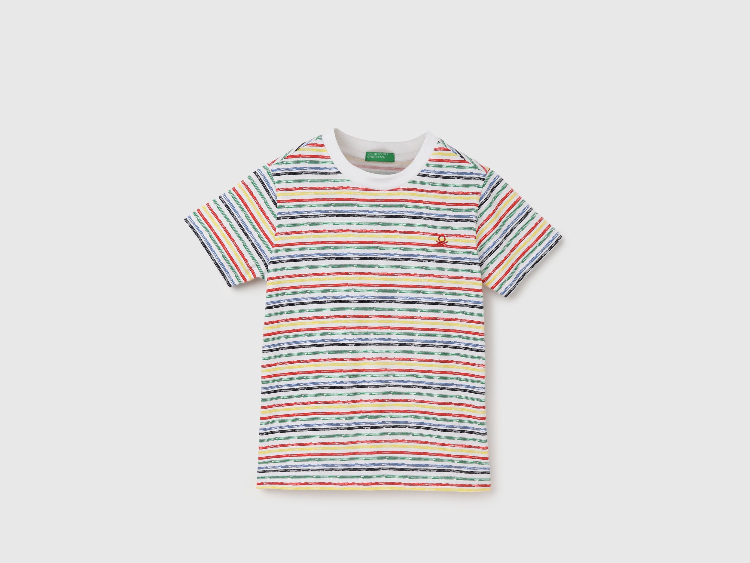 Regular Fit Round Neck Striped T-Shirt