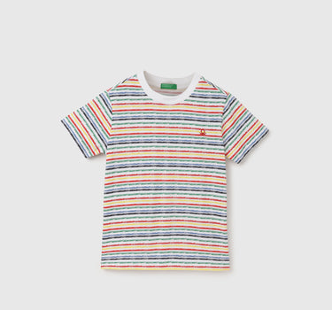 Regular Fit Round Neck Striped T-Shirt