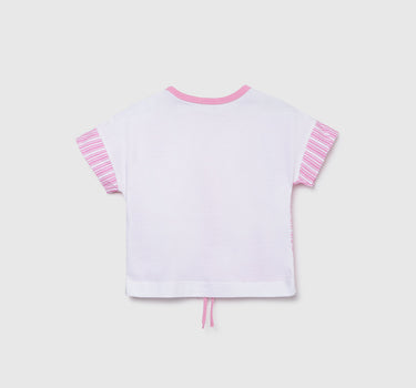 Regular-Fit Crew Neck Striped Top