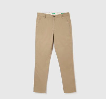 Solid Slim Fit Trousers