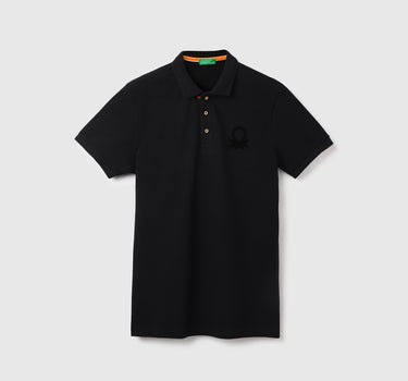 Cotton Solid Polo Collar Mens T-shirts