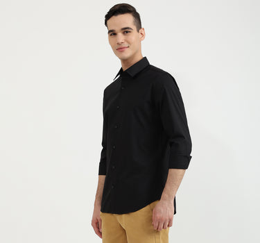 Mens Slim Fit Solid Shirt