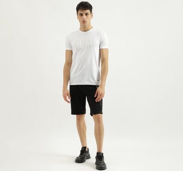 Flat Lock Detail Regular Fit Shorts