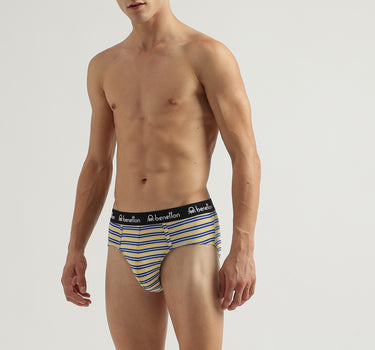 Pack of 2 Striped Low Rise Briefs