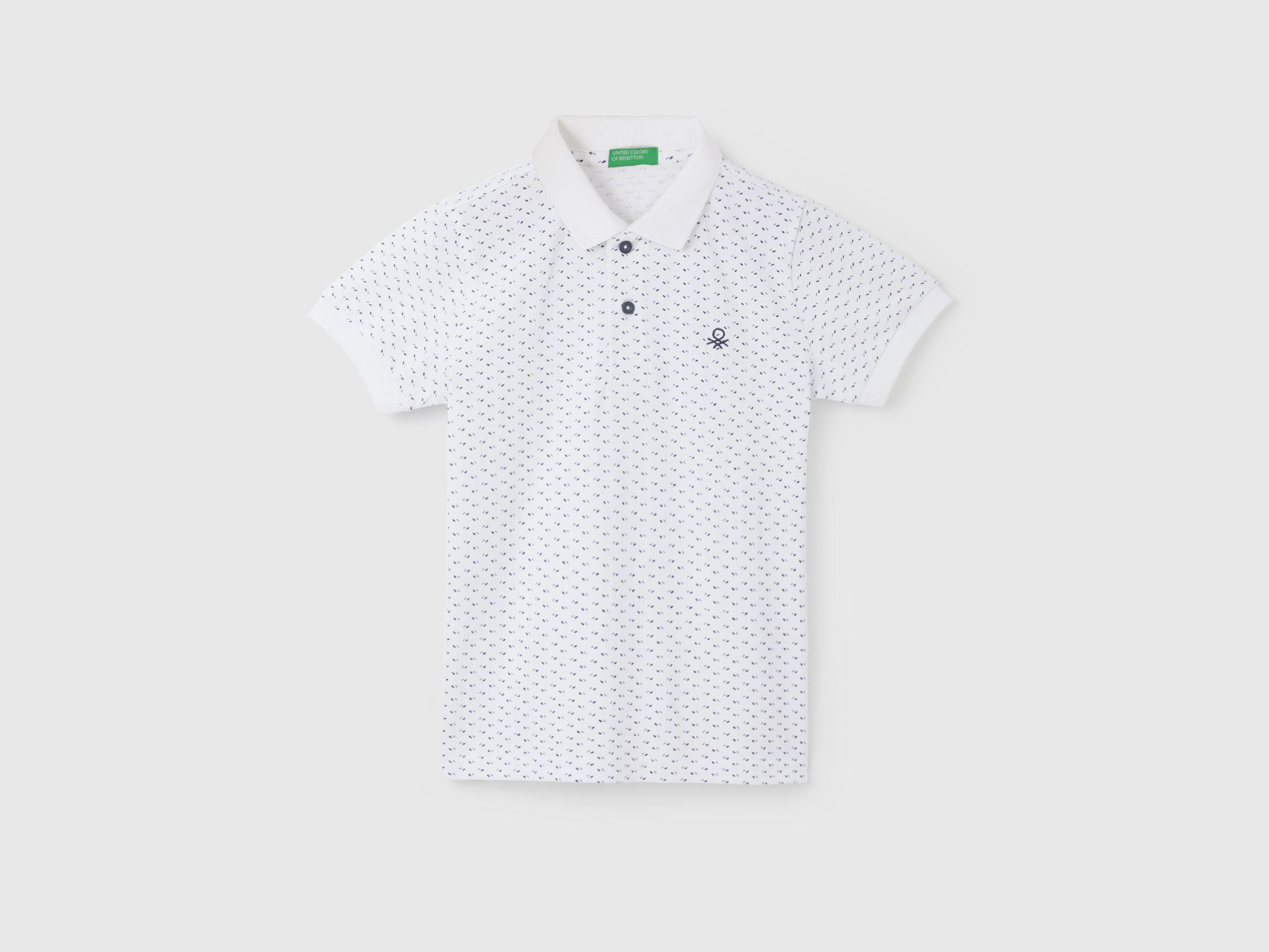 Regular Fit Polo Collar Printed T-Shirt