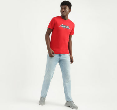 Cotton Printed Round Neck Mens T-shirts