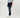 Solid Pattern Low Crotch Fit Jeans