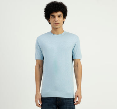 Regular Fit Round Neck Solid T-Shirt