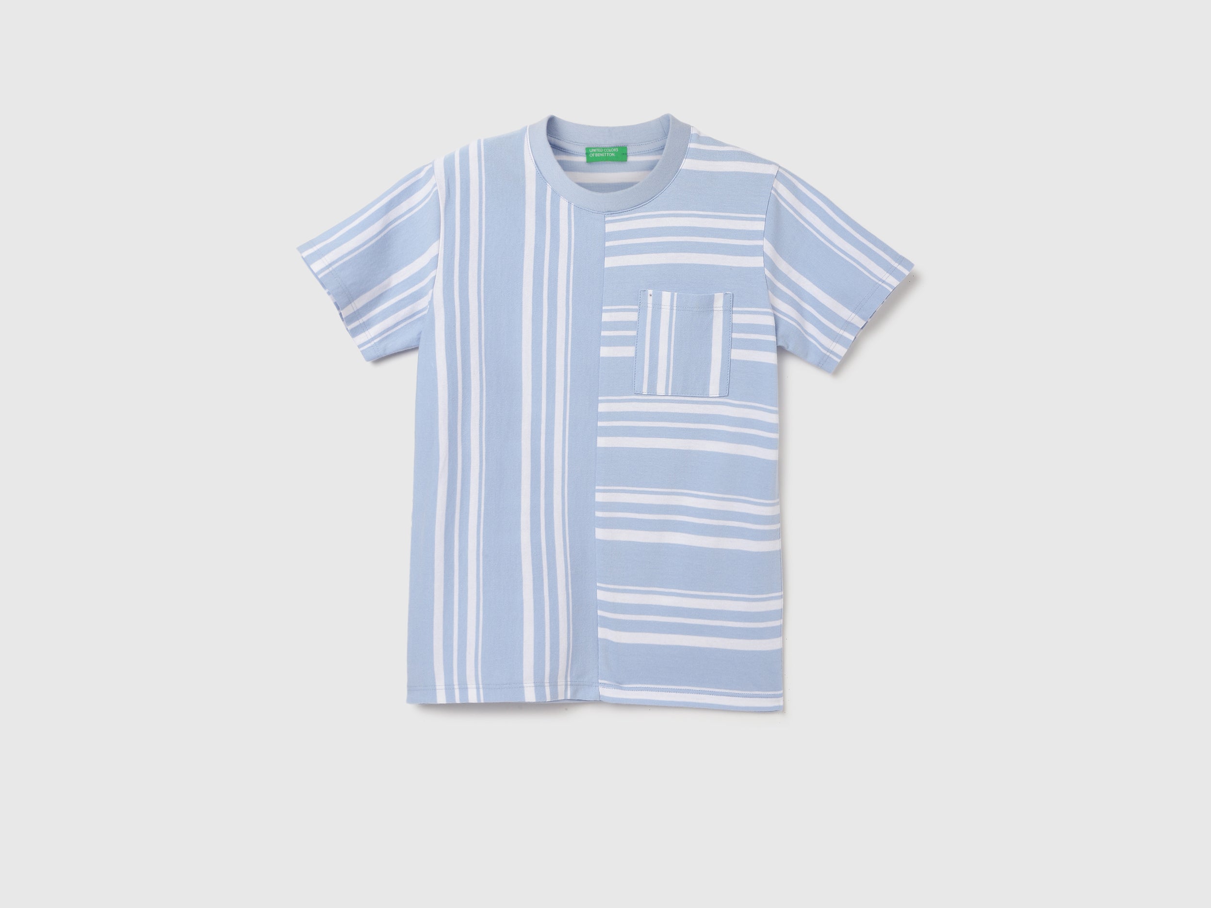 Regular Fit Round Neck Striped T-Shirt