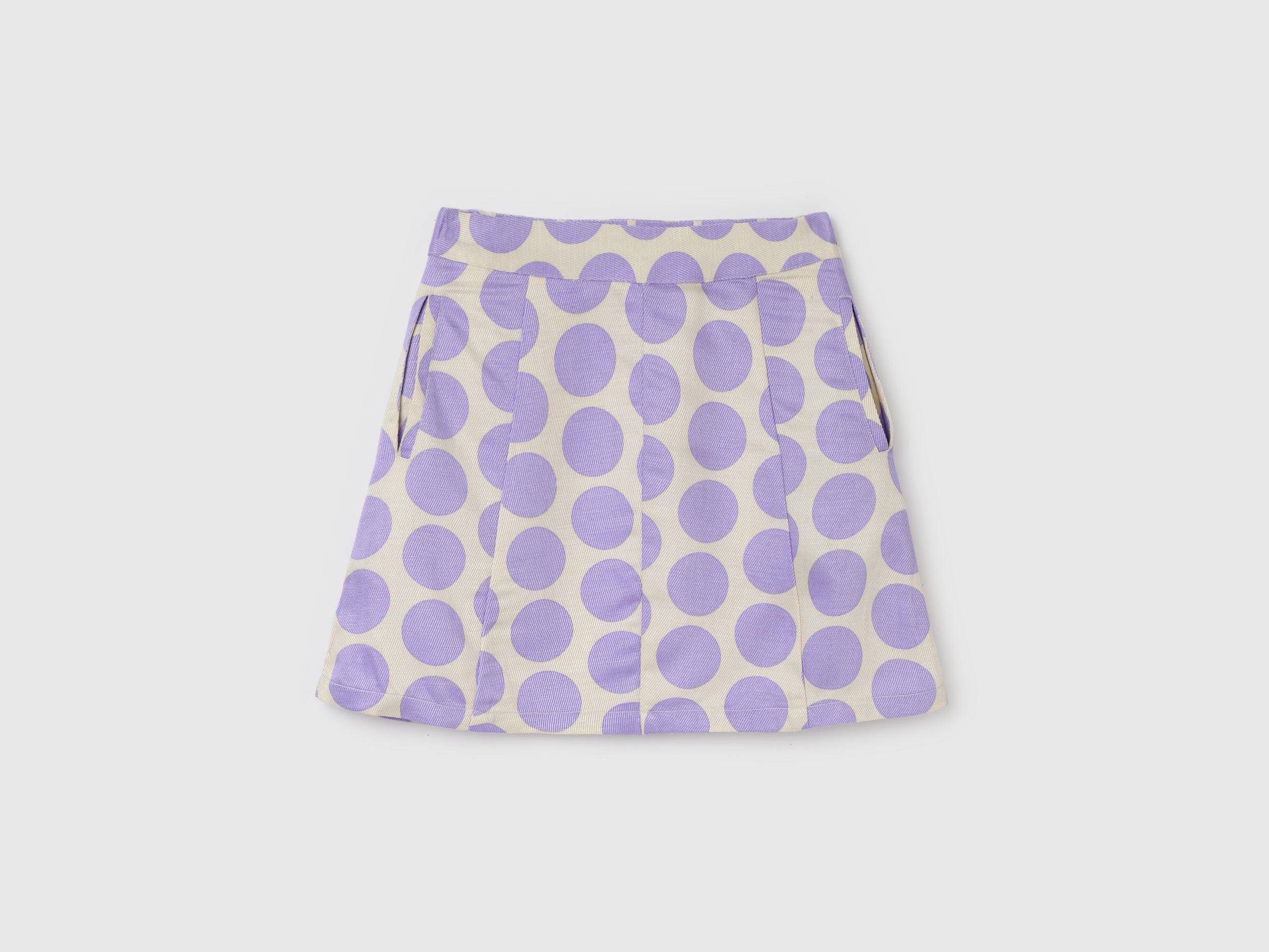 Girl's Polka Dot Regular Fit Skirt