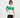 Polo Neck Color Block Pattern T-Shirt