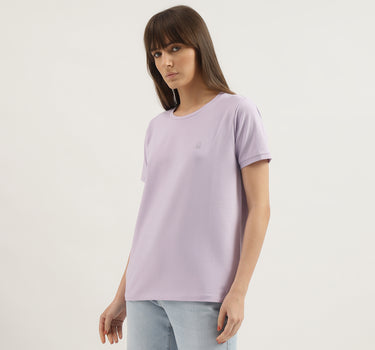 Regular Fit Round Neck Solid T-shirts