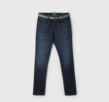 Men's Solid Slim Tapered Fit Jeans