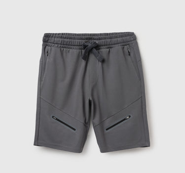 Solid Regular Fit Mid Waist Shorts