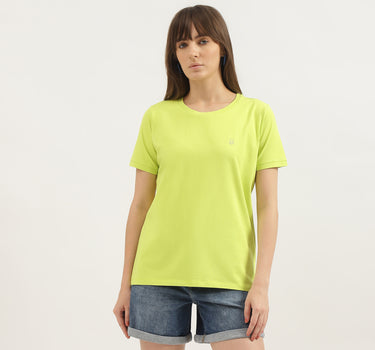 Regular Fit Round Neck Solid T-shirts