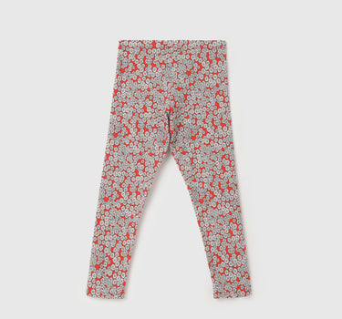 Floral Print Regular Fit Mid Waist Legging