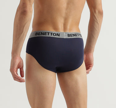 Pack of 2 Solid Colour Low Rise Briefs