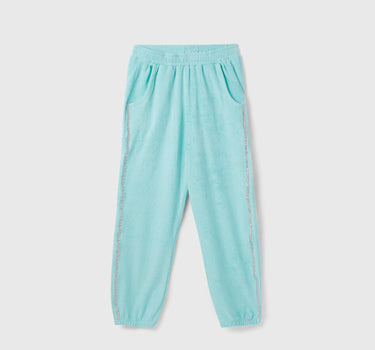 Girl's Regular Fit Solid Track Pants