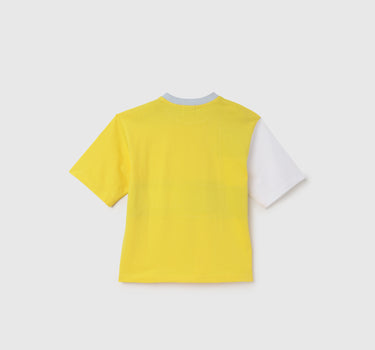 Regular Fit Round Neck Colorblock T-Shirt