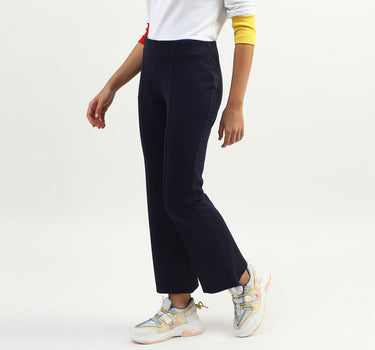 Women Solid Regular Fit Trousers