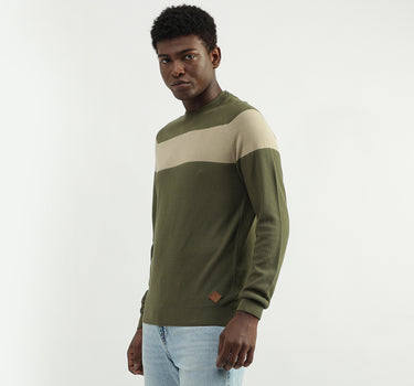 Cotton Printed Round Neck Mens Sweaters