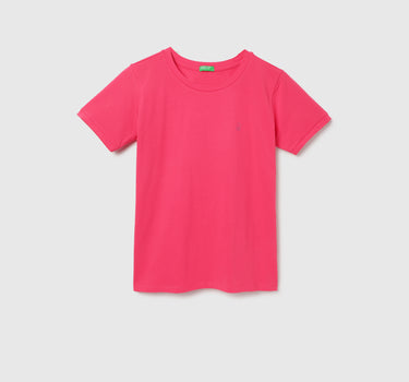 Regular Fit Round Neck Solid T-shirts