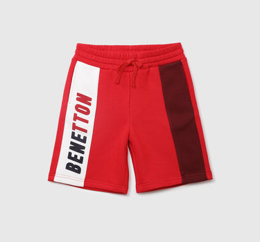 Boys Knitted Logo Shorts