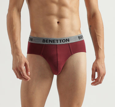 Pack of 2 Solid Colour Low Rise Briefs