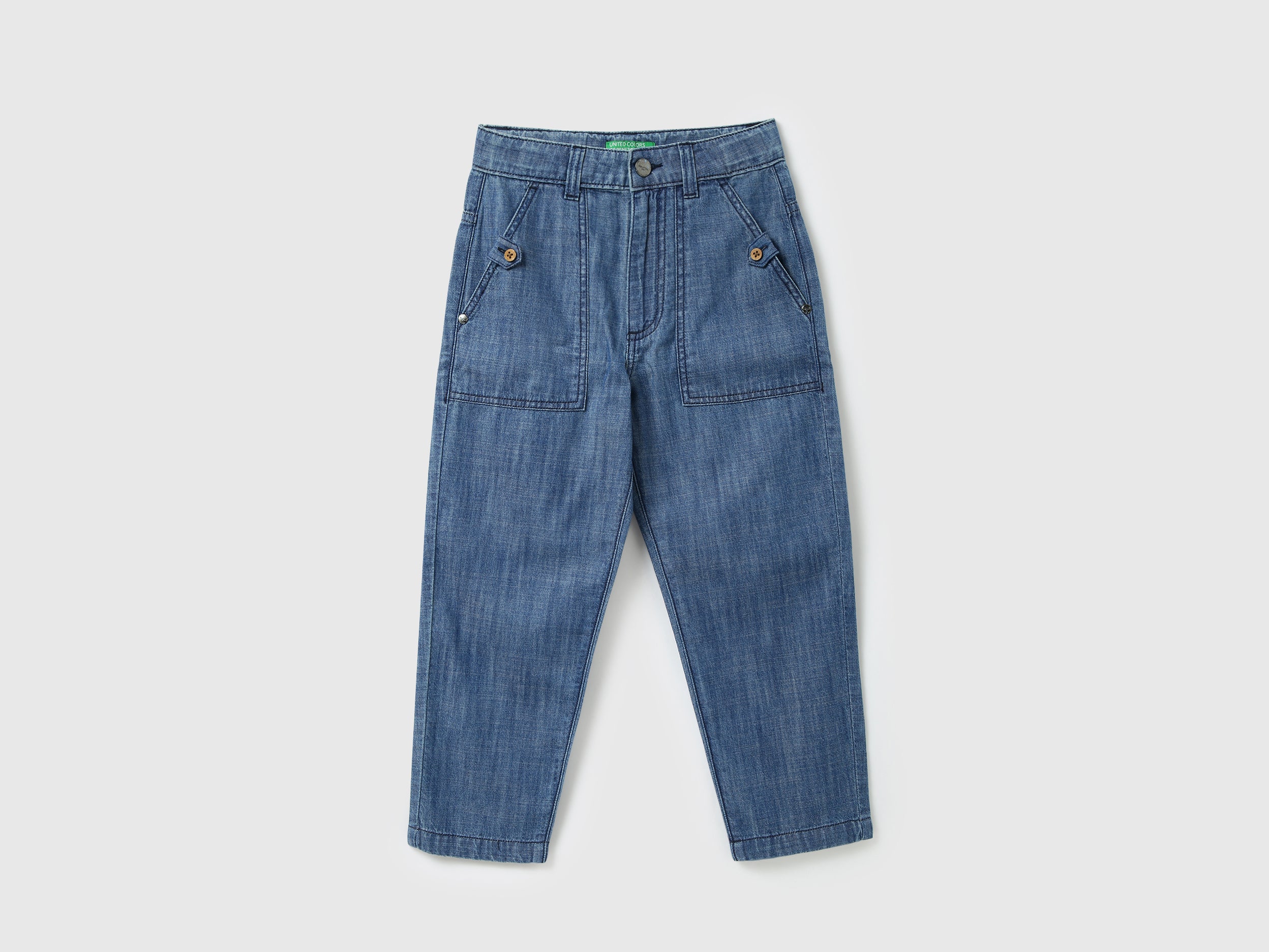 Boys Solid Slouchy Fit Jeans