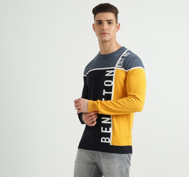 Mens Colourblocked Sweater