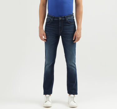 Men's Solid Slim Straight Jeans