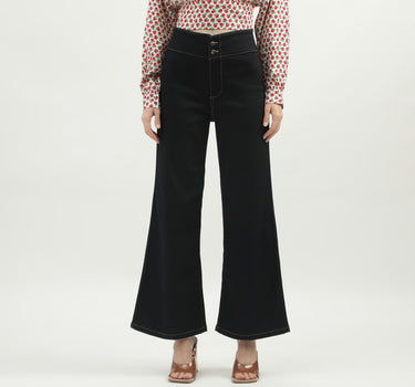 Women's Solid Regular Fit Trousers