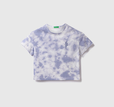 Cotton Printed Round Neck Girls T-shirts