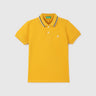 Regular Fit Polo Neck Textured Boy's T-Shirt