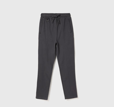 Solid Tapered Trousers