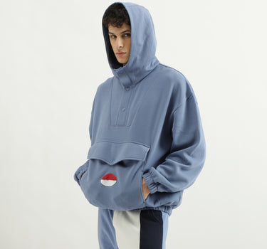 Drop Shoulder Hooded Neck Oversized Hoodie