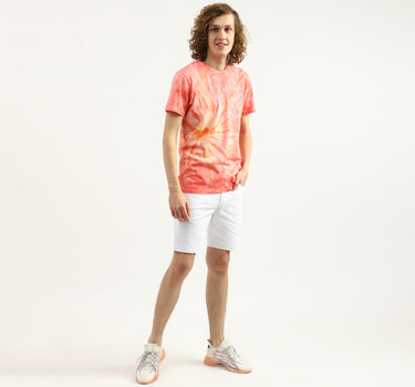 Men Tie & Dye Round Neck T-Shirt