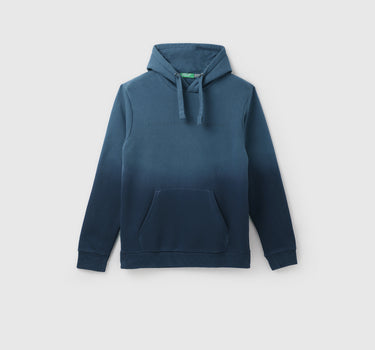 Regular Fit Hooded Neck Ombre Hoodie