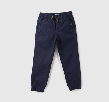 Boys Solid Joggers Style Trousers