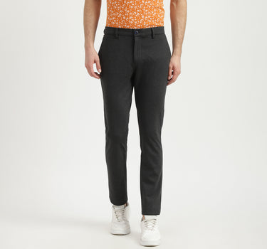 Mens Slim Fit Patterned Trousers