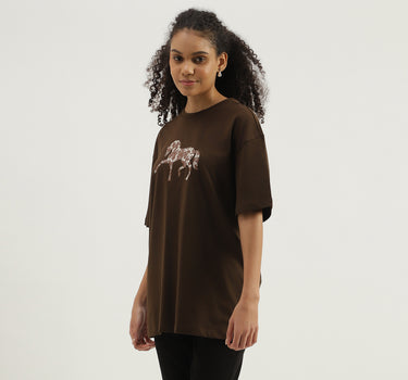 Round Neck Printed T-Shirt