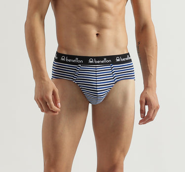 Pack of 2 Striped Low Rise Briefs